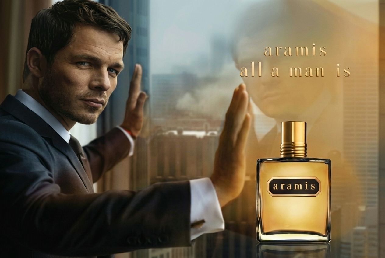 Sophisticated man with Aramis cologne